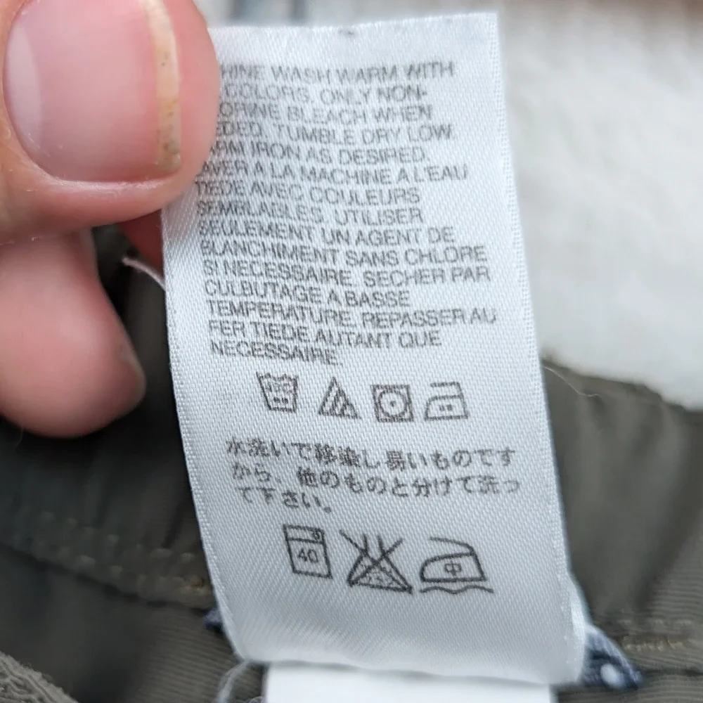 The North Face Convertible Pants Mens 38x30 Large Olive Green Gorpcore Hiking